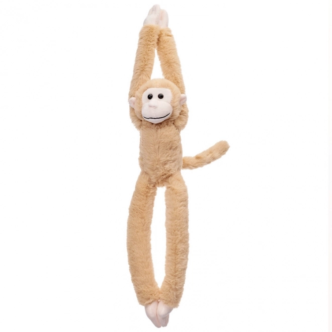 Mascotte singe suspendue de couleur beige