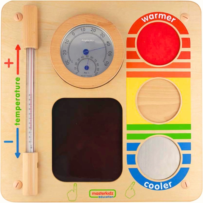 Masterkidz Wall-Mounted Learning Board – Exploring Temperature Flex
