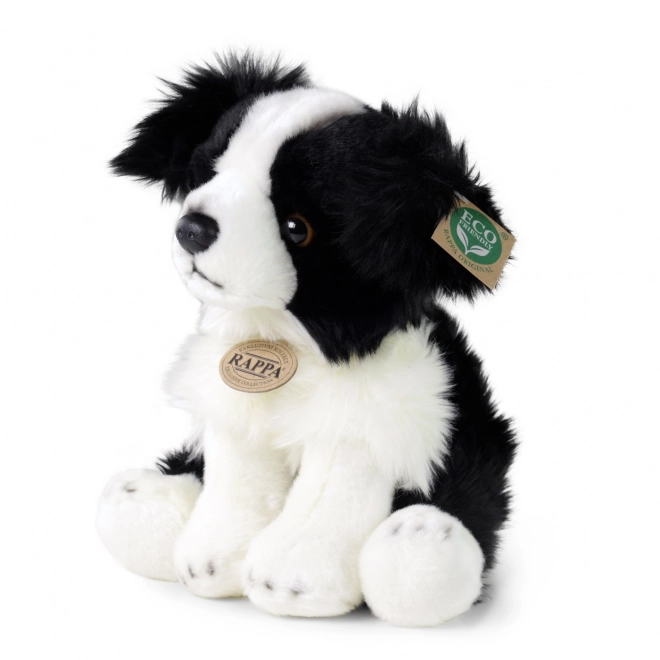 Plush Toy Border Collie 30 cm by Rappa - Eco-Friendly