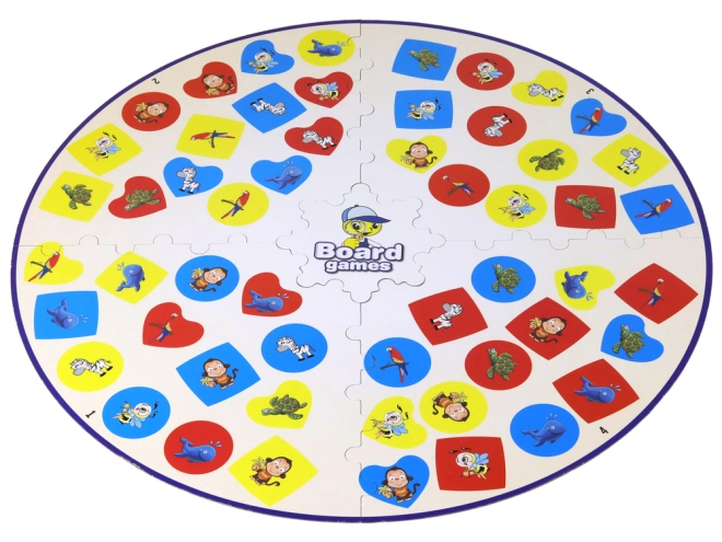 Searching for patterns on a colorful game board