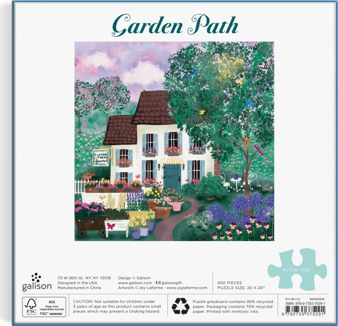 Galison puzzel Tuinpad 500 stukjes