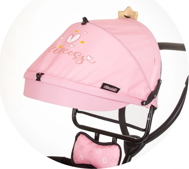 CHIPOLINO Driewieler met Dak Pulse 2v1 Prinses