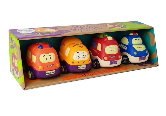 Set of Police and Ambulance Toy Cars for Kids