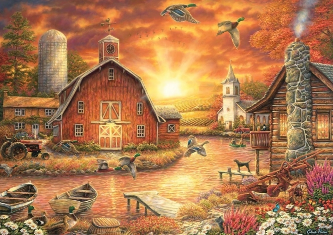 Puzzel nieuwe dag 3000 stukjes