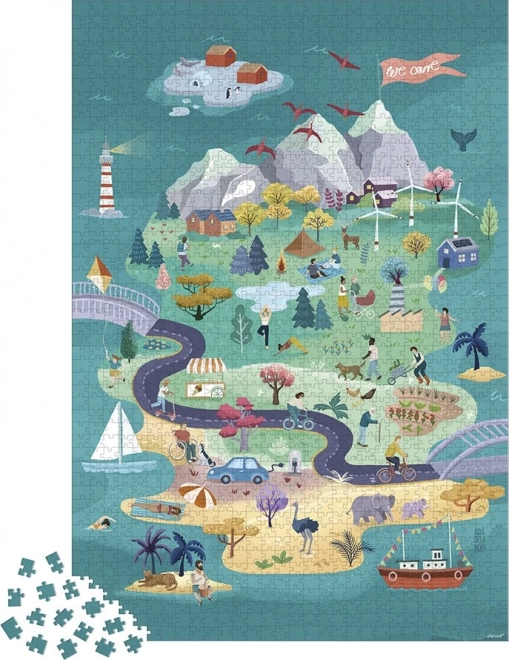 Puzzle Trip to Harmony Island 1500 pieces