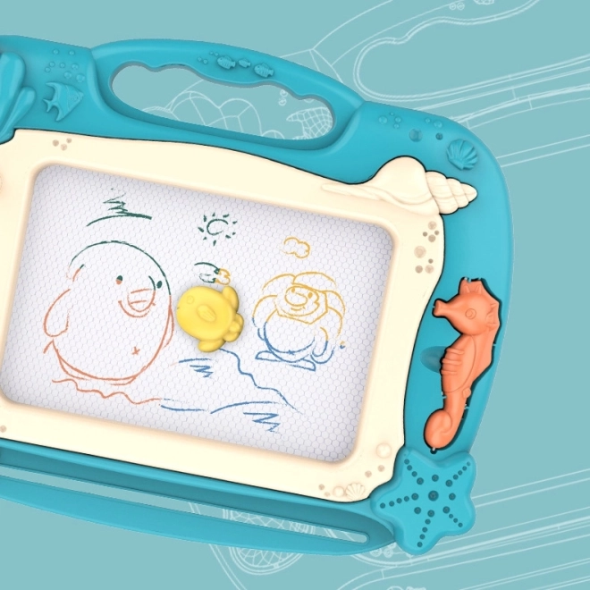 Woopie Magnetic Doodle Board with Ocean Theme - Green