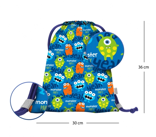 bag for slippers and small items baagl monsters