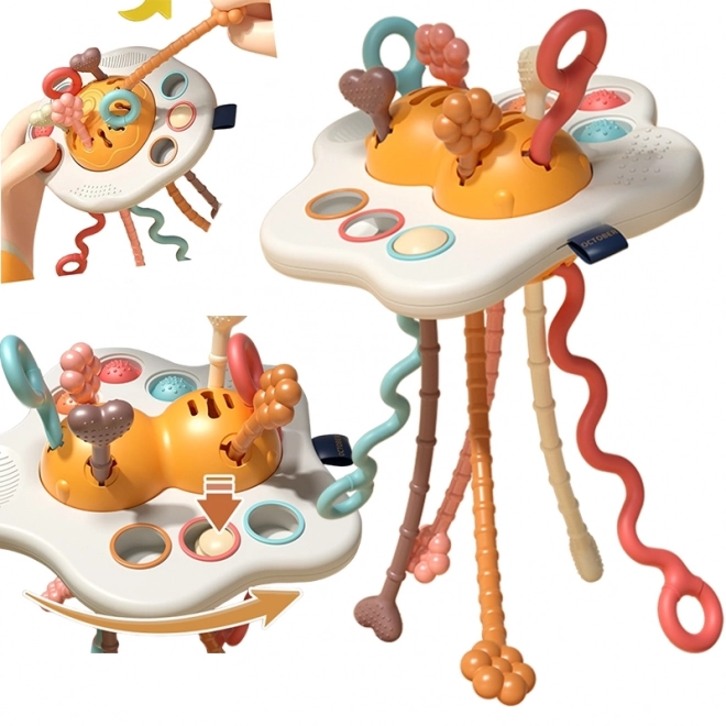 Woopie Baby Sensory Toy UFO Teether Rattle
