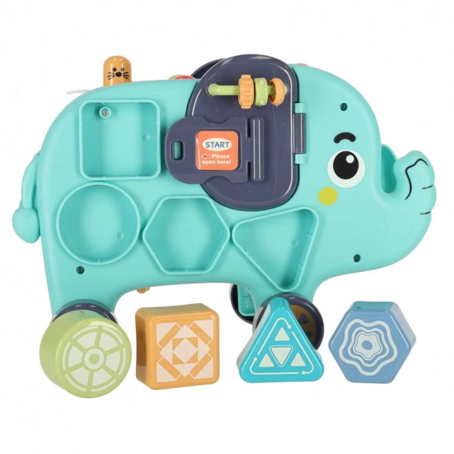 Interactieve Montessori blokolifant 26 cm