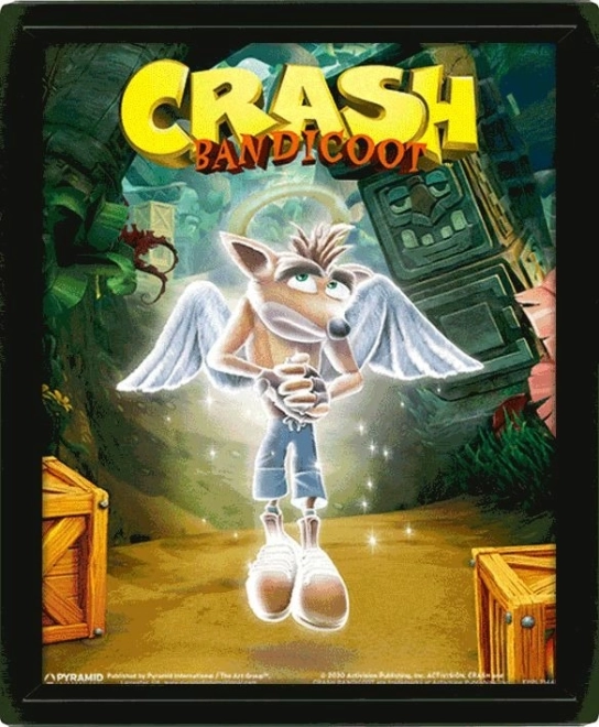 3D Picture Crash Bandicoot – Game Over