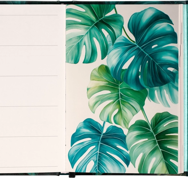 Weekly Magnetic Diary Monstera 2026, 11 x 16 cm
