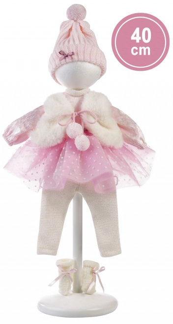 Llorens 540C CARLA - realistische pop met zacht stoffen lichaam - 40 cm