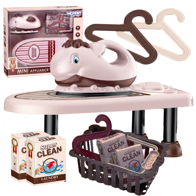 Woopie Kinder-Bügelset 2in1 mit Brett und Musik