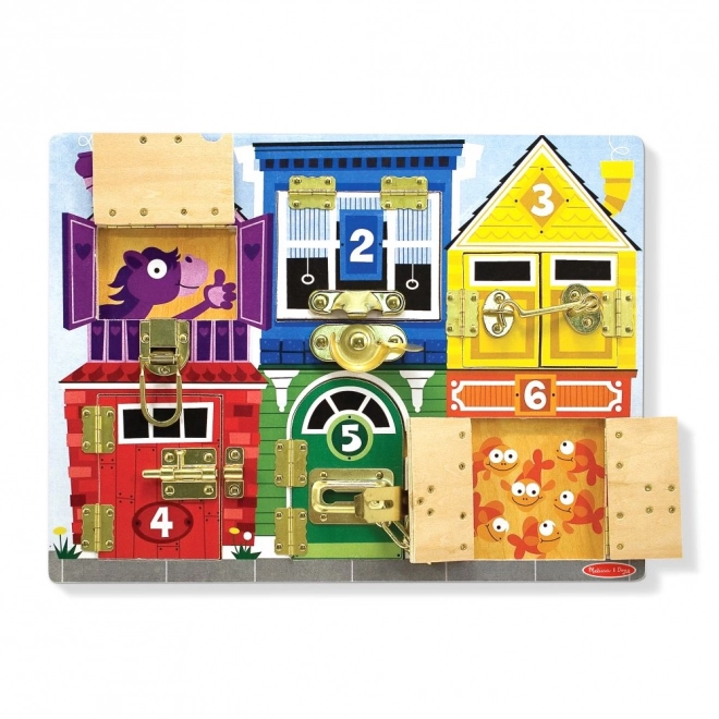 Motor Skills Lock and Security Board by Melissa & Doug