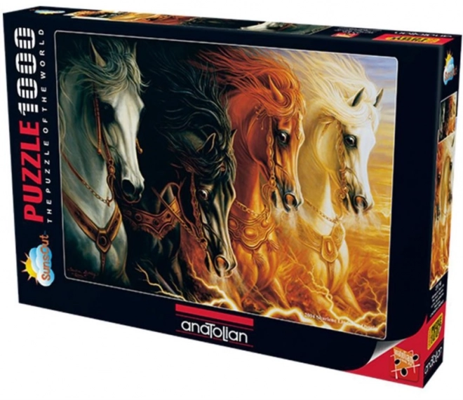 Puzzel Vier Paarden van de Apocalyps 1000 Stukken