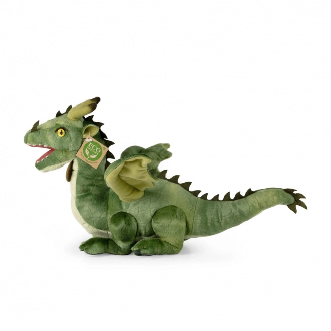 Rappa Pluchen draak groen 40 cm ECO-VRIENDELIJK