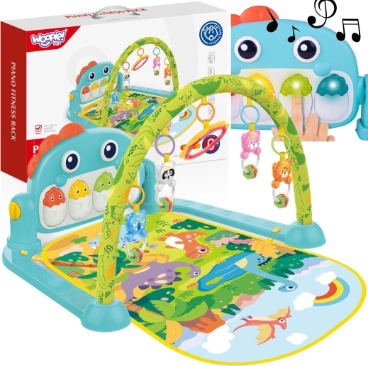 Tapis d’éveil pour bébé avec arche Dino