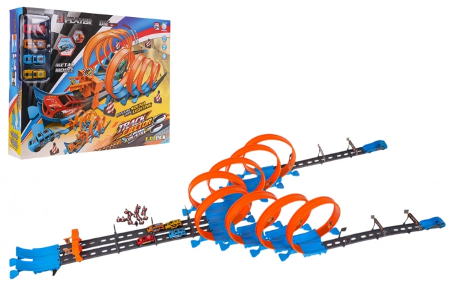 extreme racing track with light and sound functions