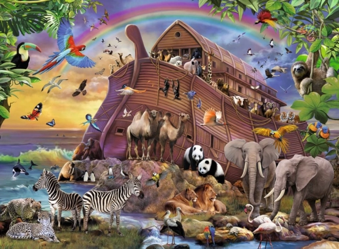 Puzzle Ravensburger Embarquement sur l’Arche, 150 pièces