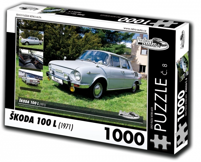 Retro auto puzzel Škoda 100 L 1000 stukjes