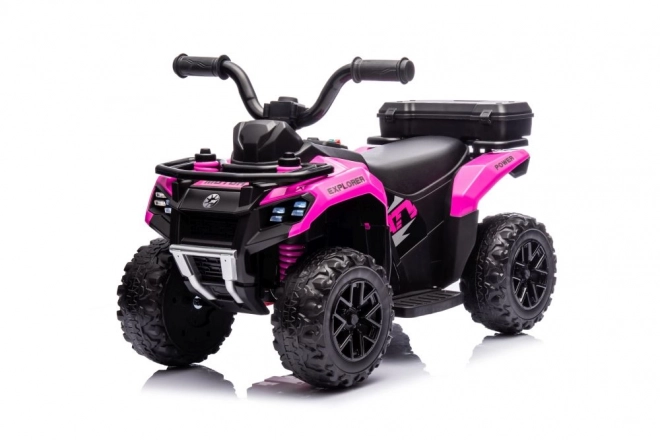 Electric Pink Children's Quad Bike Explorer