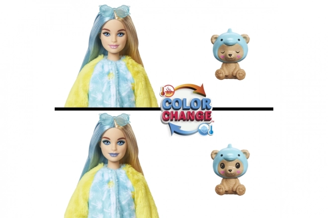 Panenka Barbie Cutie Reveal Teddybeer Pop - Dolfijn