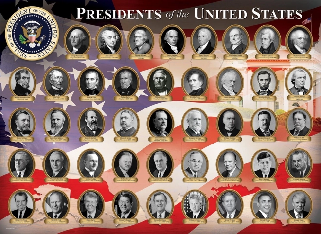 Puzzel Presidenten van de Verenigde Staten van Amerika 1000 stuks