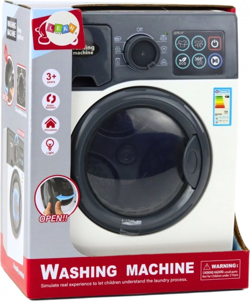 Leuke wasmachine met touchscreen en lichteffecten voor kinderen