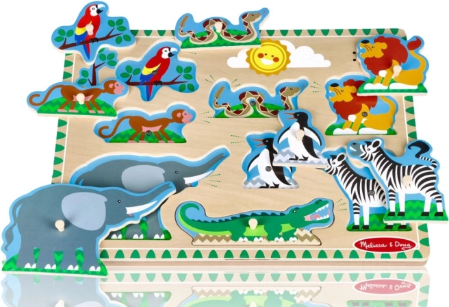 Wooden Zoo Sound Puzzle