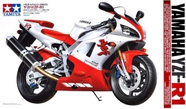 Maquette en plastique de la moto YAMAHA YZF-R1 à assembler et à peindre