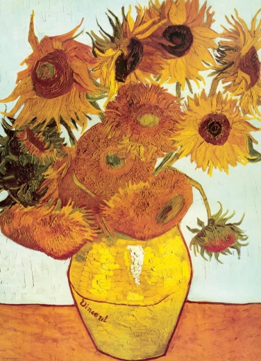 EUROGRAPHICS Puzzle Twelve Sunflowers 1000 pieces