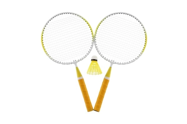Ensemble de badminton pour enfants métal/plastique avec deux raquettes et volant