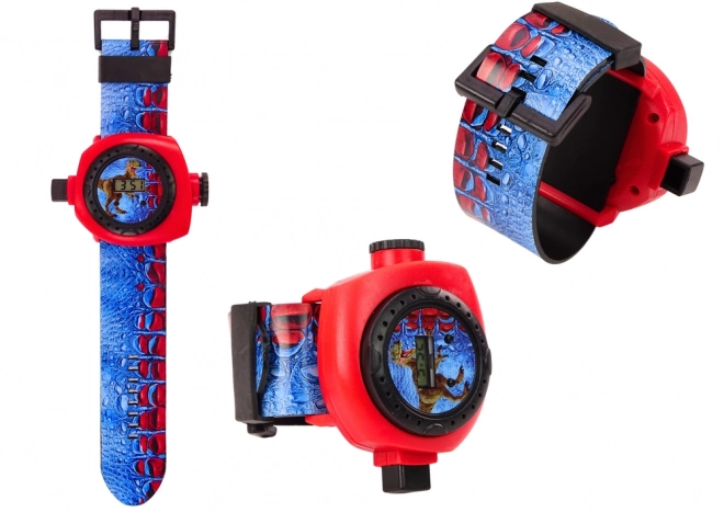 Elektronische horloge met dinosaurussenprojector 24 dia's