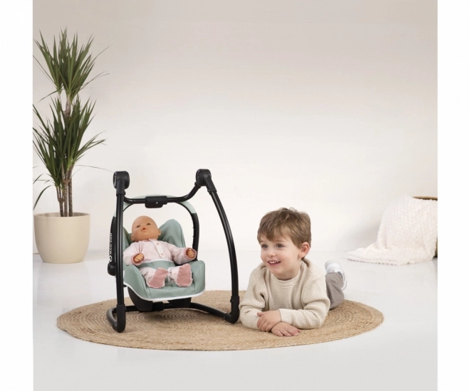 3-in-1 High Chair for Dolls Green