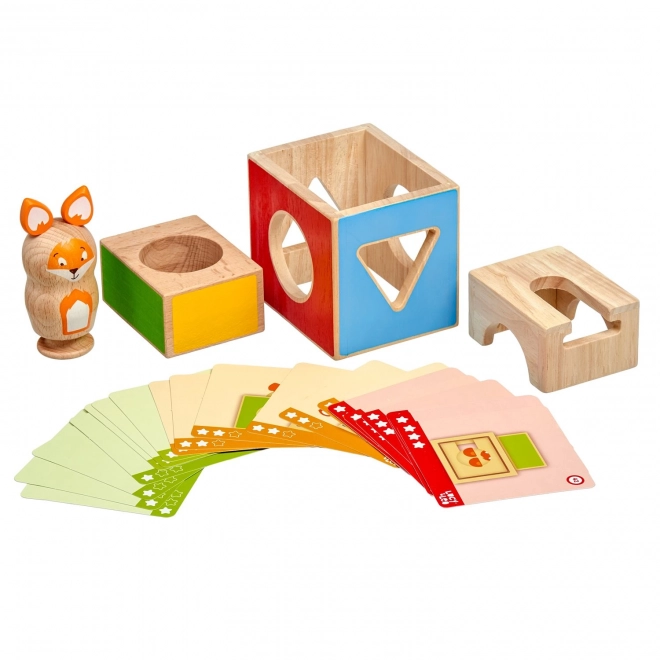 Lucy & Leo Slimme vos - houten spel met modellen