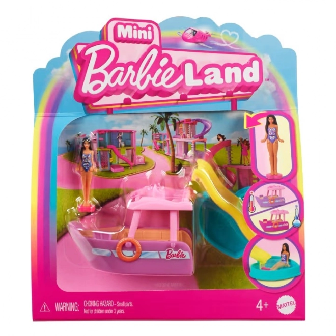 Mini BarbieLand Set with Barbie Figure and Vehicle
