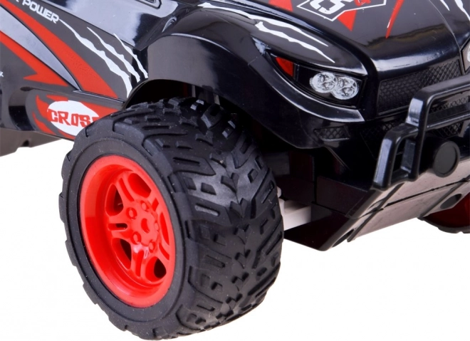 High chassis and large wheels