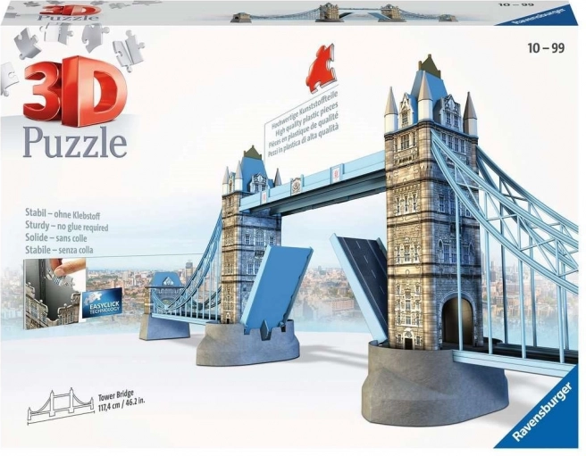Ravensburger 3D-puzzel Tower Bridge Londen – 282 stukjes