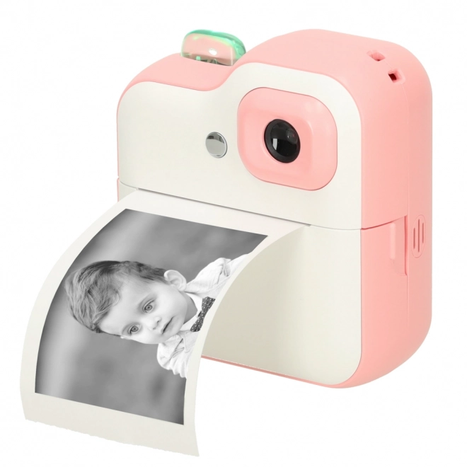 Appareil photo instantané pour enfants avec impression thermique 24MP et 1GB de mémoire – rose