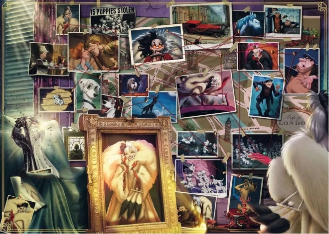 Ravensburger-puzzel Villainous: Cruella de Vil 1000 stukjes
