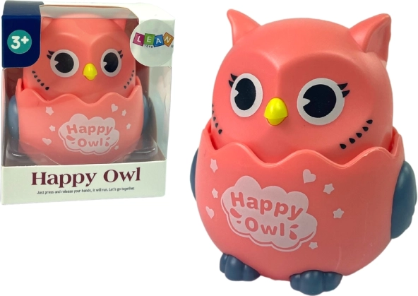 Chouette sensorielle pour les tout-petits – rose