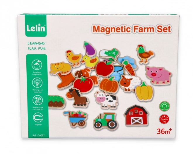 Magneten Bauernhof - Set 24 Stk