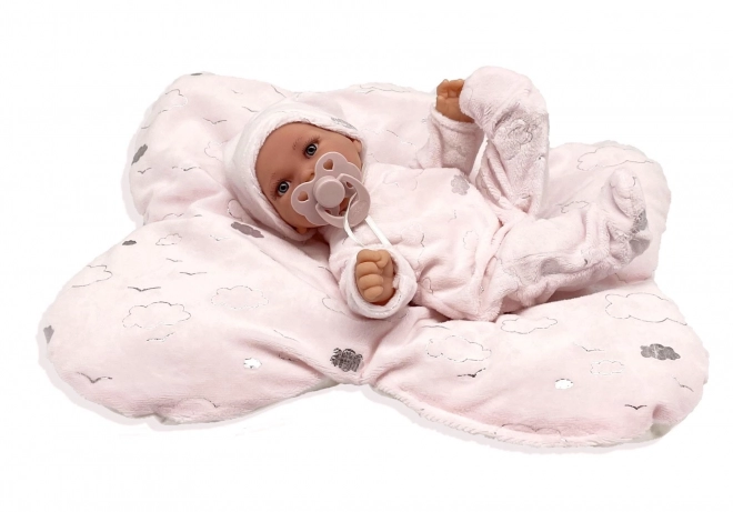 Antonio Juan 1235 PETIT - realistische babypop met speciale bewegingsfunctie en zacht stoffen lichaam - 27 cm