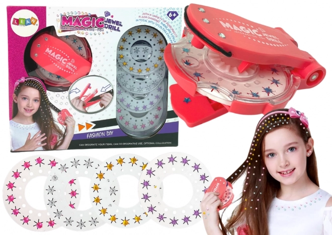 Set Sieraden Haarversieringen Diamant Applicator