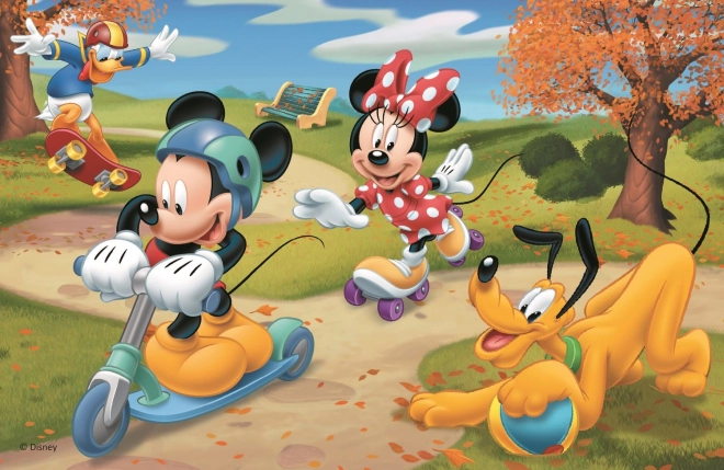 Mini puzzel 54 stukjes MICKEY EN VRIENDEN Trefl