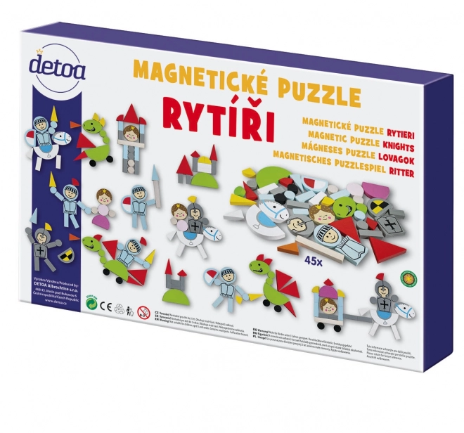 Magnetische puzzel - Ridders
