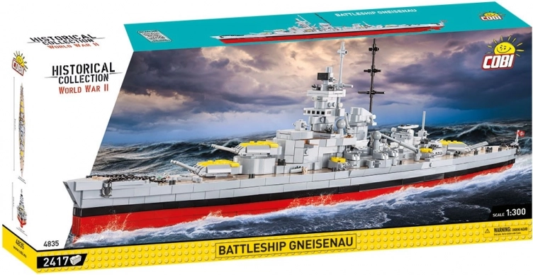 COBI Bouwset Historische Collectie – Slagschip GNEISENAU 1:300