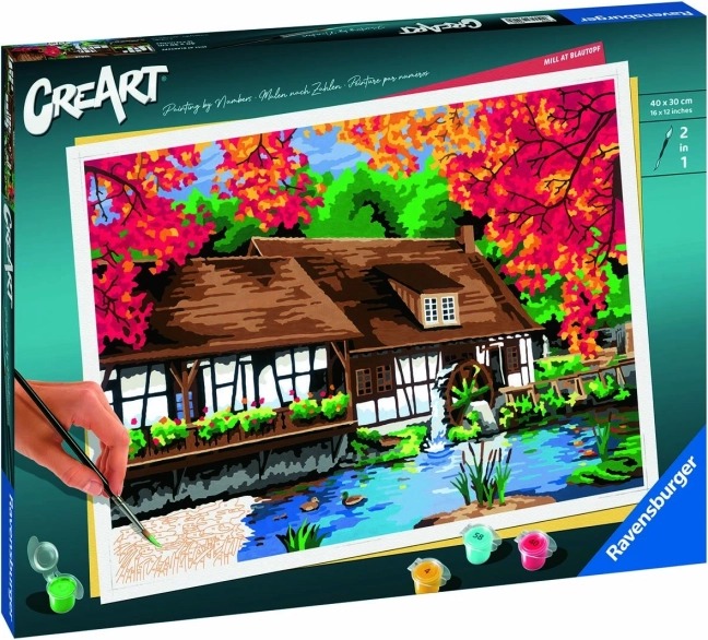 creart premium: molen – schilderen op nummer