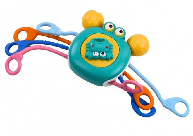 Interactieve sensorische krab - educatieve bijtspeeltje voor kinderen