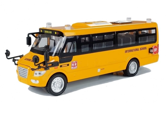 Metall Schulbus mit Aufziehmotor